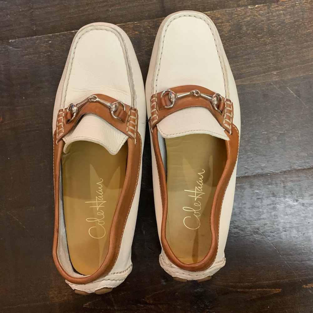 Women’s leather Cole Haan loafers